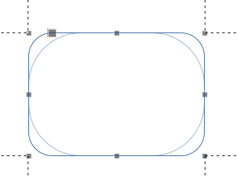 Rounded corners in legacy rectangle