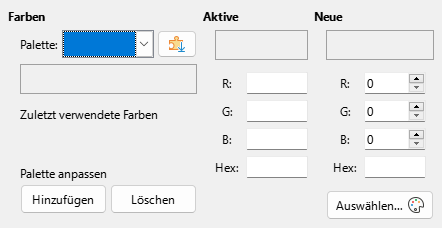 Dialog Farbe