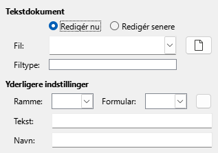 Billede af dialogen Hyperlink ▸ Nyt dokument