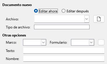 Hipervínculo nuevo documento cuadro de diálogo imagen