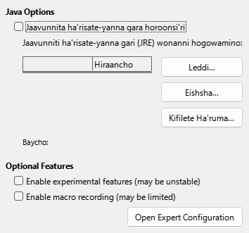 Options Advanced Dialog Image