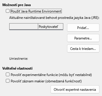 Options Advanced Dialog Image