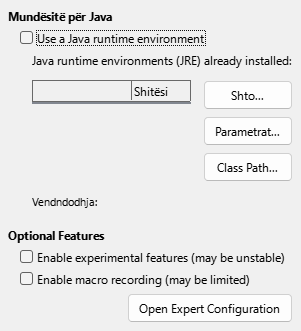 Options Advanced Dialog Image