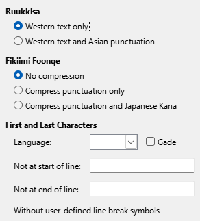 Options Asian Dialog Image