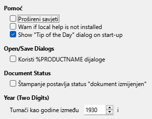 Options General Dialog Image