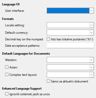 Options Language Dialog Image
