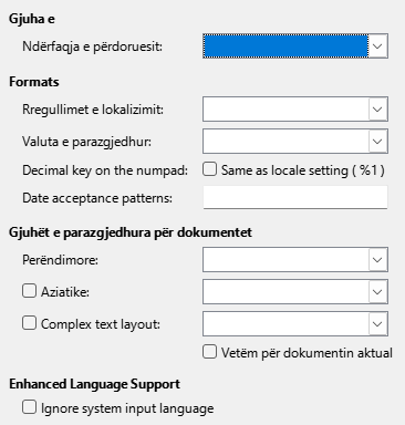 Options Language Dialog Image