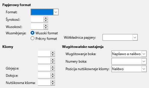 Wobraz Format – Pśedłoga boka – Bok
