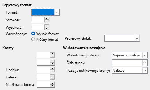 Wobraz Format – Předłoha strony – Strona