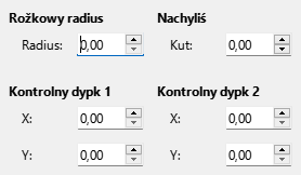 Format – Pozicija a wjelikosć – Nachyliś a rožkowy přeměr (DRAW)