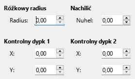 Format – Pozicija a wulkosć – Nachilić a róžkowy přeměr (DRAW)