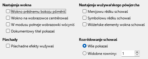 Wobraz dialoga nastajenjow wužywaŕskego pówjercha PDF-eksporta