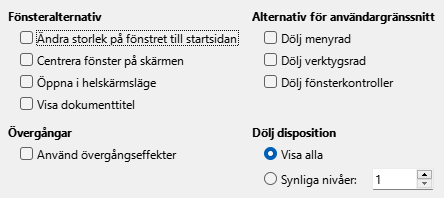 PDF Export User Interface Options Dialog Image
