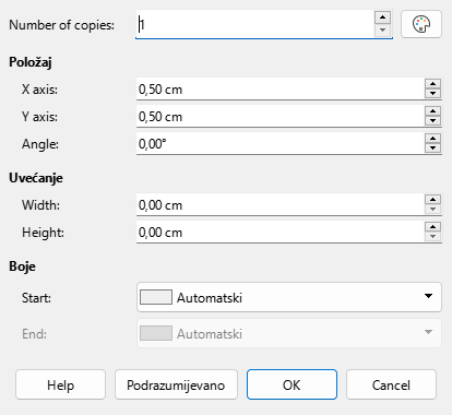 Duplicate dialog