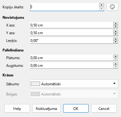 Duplicate dialog