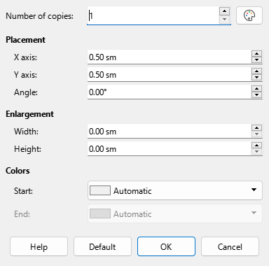 Duplicate dialog