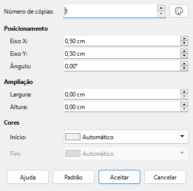 Duplicate dialog