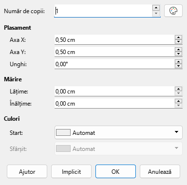 Duplicate dialog