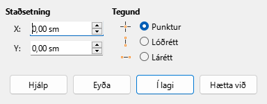 Snap Object Dialog