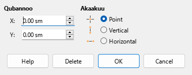 Snap Object Dialog