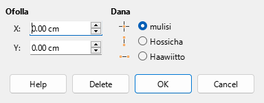 Snap Object Dialog