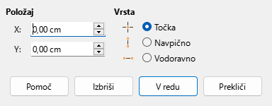Slika pogovornega okna Pripni predmet
