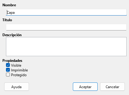 Cuadro de diálogo Insertar capa