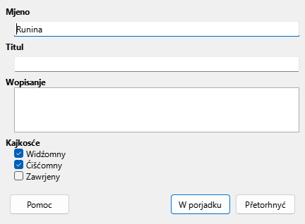 Dialog Runinu zasadźić