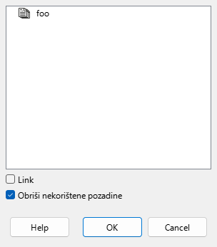 Insert from File dialog