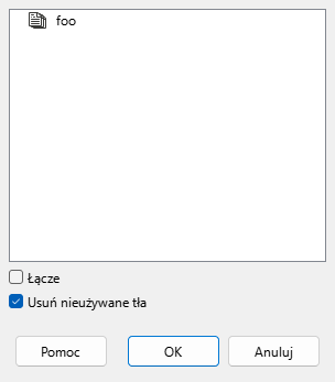 Okno dialogowe wstawiania z pliku