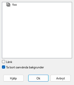 Insert from File dialog