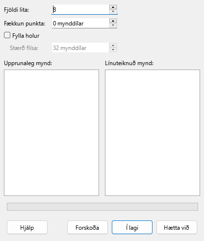 To Polygon dialog