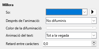Diàleg d'efectes d'animació millorats