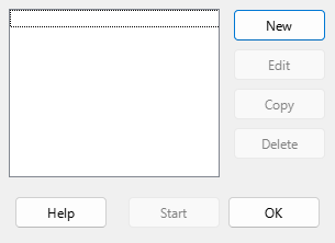 Custom Slide Shows Dialog