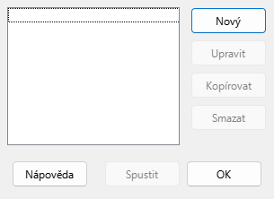 Dialogové okno Vlastní prezentace