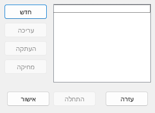 Custom Slide Shows Dialog