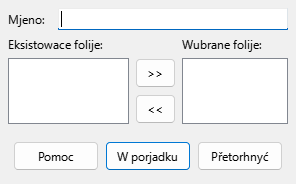 Dialog Swójsku prezentaciju definować