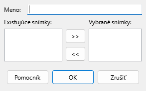 Define Custom Slide Show Dialog