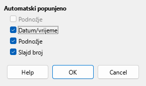 Master Layout Dialog