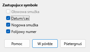 Dialog Folija – Elementy pśedłogi