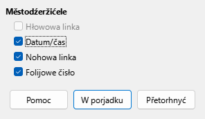 Dialog Folija – Elementy předłohi