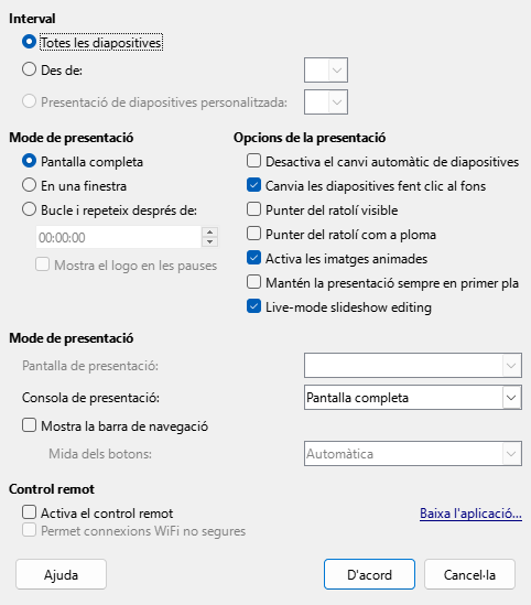 Diàleg Presentació