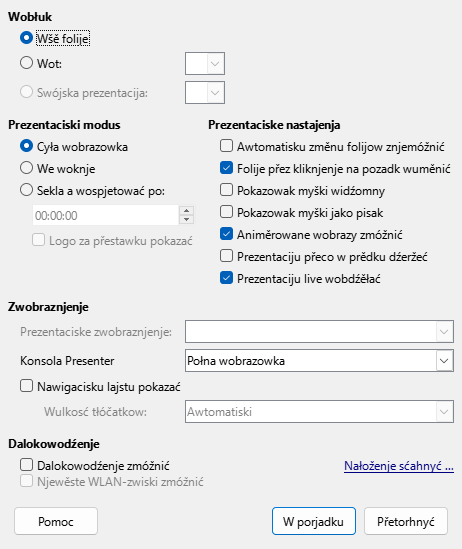 Wobraz Prezentacija – Nastajenja prezentacije