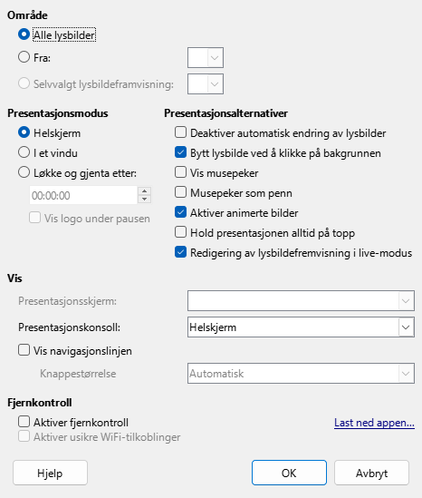 Presentasjon Dialog