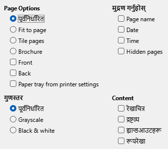 Impress Print Options Dialog