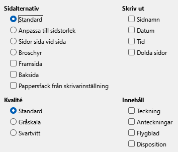 Impress Print Options Dialog