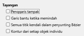 Dialog Opsi Tilikan Impress