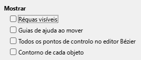 Caixa de diálogo Ver