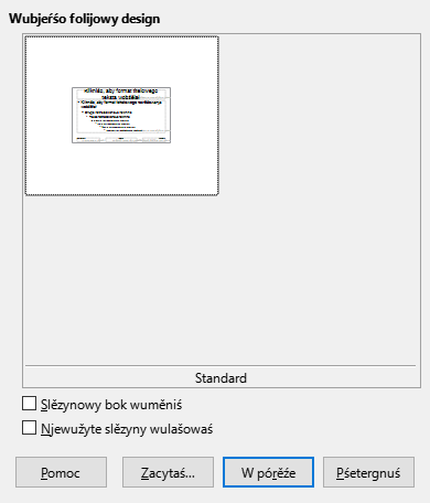 Dialog folijowy design