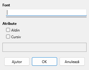 Font Dialog